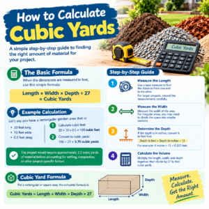 cubic yard farmula
